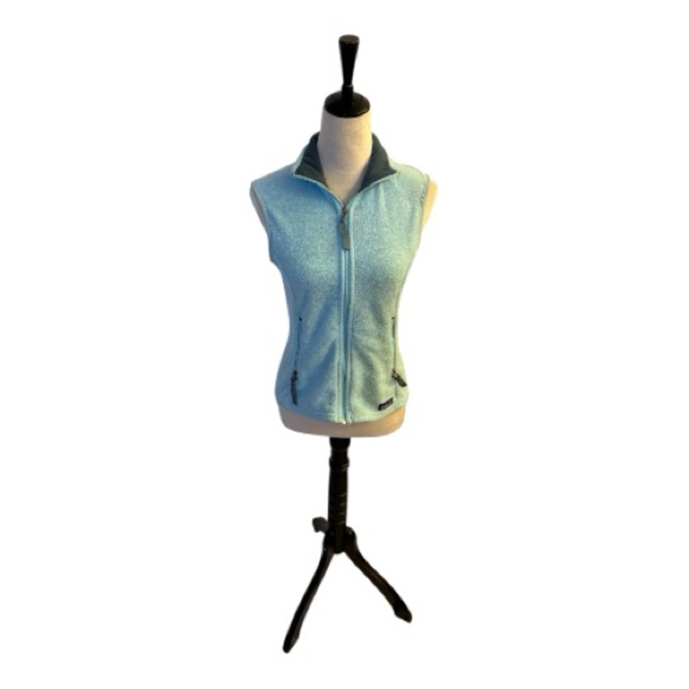 Patagonia Synchilla Full-Zip Fleece Vest - Light Aqua Blue/Seafoam - Women's